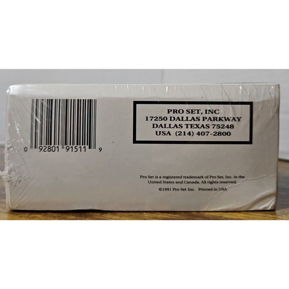 1991-92 Pro Set Series 1 Hockey Factory Sealed Wax Box 36 Packs (English) SEALED - Picture 5 of 6
